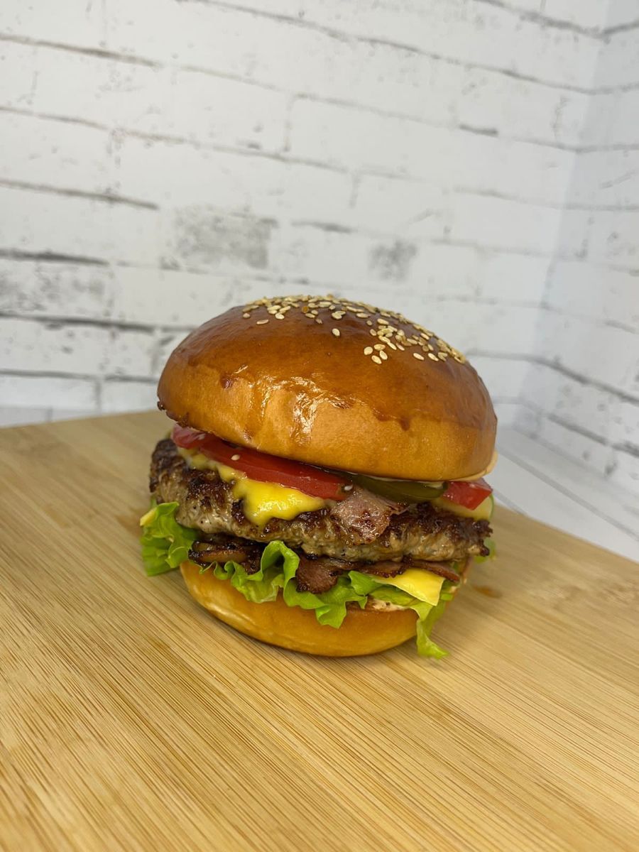 Foto amadora de hambúrguer